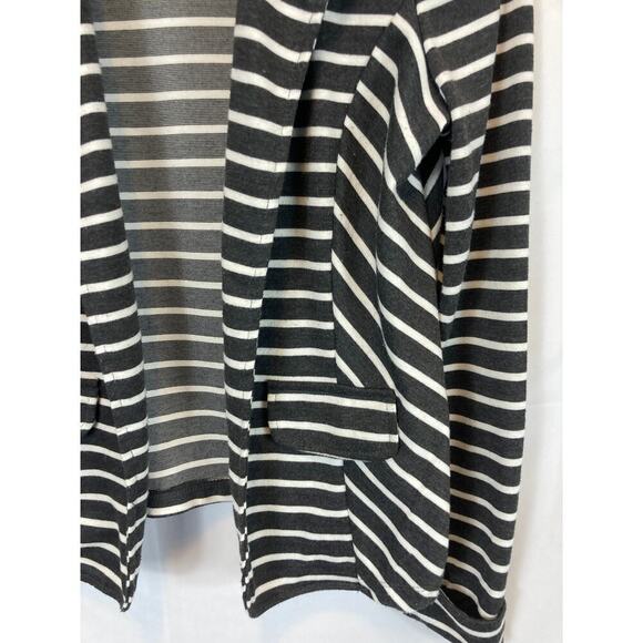 Kenar Striped Open Front Blazer Cardigan Size Small - Picture 2 of 6
